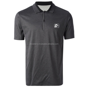 Camisas Personalizadas OEM para Hombre, Talla Grande, Transpirables, Diseño Liso, Piqué, con Logotipo Frontal, 100% Algodón - Product Image 5