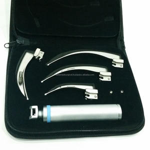 Ensemble de 3 laryngoscopes à fibre optique McIntosh Instruments chirurgicaux de qualité supérieure - Product Image 1