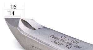 NGHIA OMI ที่หนีบหนังเวียดนามเคลือบสีเทา,สแตนเลส CL-101 - Product Image 3