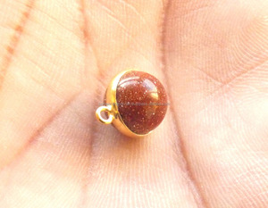 Sun Sitara ลวดชุบทองห่อธรรมชาติหลายอัญมณีเครื่องประดับทําด้วยมือ BEZEL Birthstone ตัวเชื่อมต่อ BOHO - Product Image 4