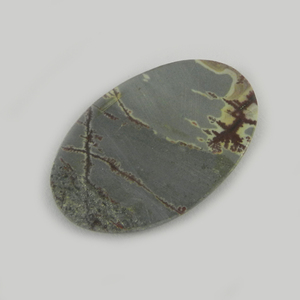 4,95 g de pierre précieuse de jaspe Picasso de qualité supérieure, cabochon ovale 22x32 mm, pierre brute pour bijoux - Product Image 2