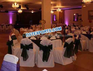 Housse de chaise à paillettes dorées, couverture de chaise, en paillettes, or, scintillante, indienne, pour mariage, 1 pièce - Product Image 4