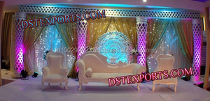 Décoration de mariage indien vintage, scène sculptée pour mariage, 13 pièces - Product Image 4