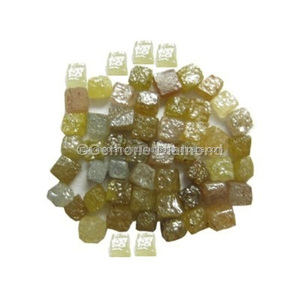 Mélange de diamants rugueux en forme de Cube, 20 pièces, diamant non coupé naturel, pour vendre au meilleur prix - Product Image 1