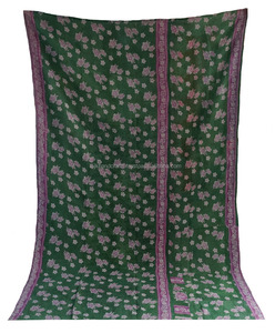 Indian Traditional Handmade Kantha Quilt Vintage Cotton Kantha <b>Blanket</b> - Product Image 3