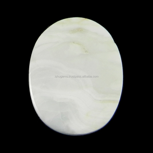 ที่มีคุณภาพสูงสีฟ้า Aragonite แจสเปอร์3.10 Gms รูปไข่ Cab 15*25มิลลิเมตรพลอยสำหรับเครื่องประดับ IG1724 - Product Image 2