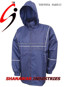 Manufacturer's Fashionable Hooded Windproof Breathable Safari <b>Waterproof</b> Rain <b>Jacket</b> High Street Style for <b>Winter</b> Wholesale - Product Image 4