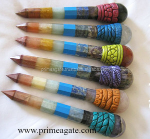 Palo de Cristal Curativo Tibetano de Chakra, Hermoso y Atractivo, de Alta Calidad del Mercado Indio, Bajo Costo, Gran Venta 2022 - Product Image 1