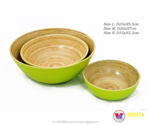 Vente en gros de bols en bambou écologiques jetables au Vietnam - Product Image 3