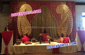 Hermosas decoraciones de entrada de boda hindú Boda India Ganesha Tema de entrada Boda hindú Ganesha Entrada asequible Reino Unido - Product Image 3