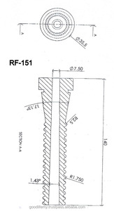 Grossiste en caoutchouc fabriqué en malaisie de confiance, doigt de plumage en caoutchouc (RF-151) utilisation courante dans l'agriculture Agriculture industrielle - Product Image 2