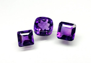 Atractiva piedra preciosa amatista semipreciosa piedra preciosa amatista facetada suelta mejor para hacer gemas de joyería - Product Image 5