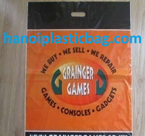 Plastic patch handle bag high quality - Product Image 2