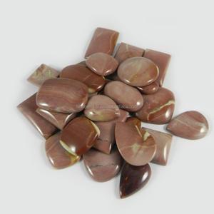 หินโมราธรรมชาติ100 Gms 28ชิ้น,หินอัญมณีทรงหลวม Cabochon สวยงามรูปทรงผสมฟรีฟอร์ม IG0220 - Product Image 4