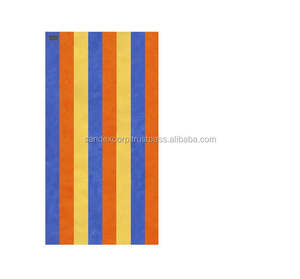 ผ้าขนหนูชายหาดสำหรับกอล์ฟลายย้อมเส้นด้ายผ้าชายหาดขนาดและสีกำหนดได้เอง - Product Image 1