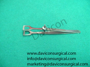 อุปกรณ์ผ่าตัดแบบขาหนีบคอลลาแบบแมนนวล4.1กว้าง11มม./4นิ้วทำจากสเตนเลสสตีล - Product Image 2