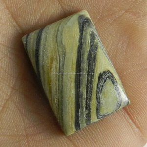 Onda Natural Jasper 28x19mm rectángulo cabujón 29,3 Cts de piedras preciosas sueltas para la fabricación de la joyería - Product Image 3