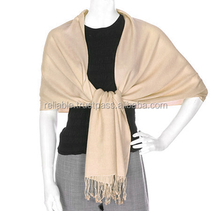 2022 New Season Viscose <b>Pashmina</b> Shawls Printed Cotton Stoles <b>Scarves</b> Fringes for Spring Autumn Soft Colors for Adults Hijab - Product Image 5