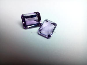 พลอยอะมีทิสต์ธรรมชาติจากบราซิล รูปทรงแปดเหลี่ยม แบบเม็ดเดี่ยว - Product Image 2