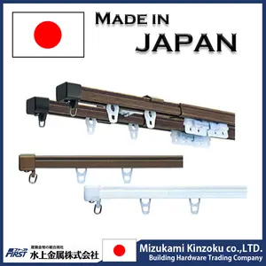 Stylish and Various types of curtain rods slide pole at reasonable price made in Japan