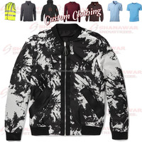 Blouson bomber réversible pour homme en daim, coupe ajustée, imperméable, respirant, écologique, séchage rapide, coupe-vent, fermeture éclair intégrale, chaud et rembourré pour l'hiver