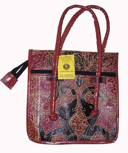 Bolsos de Hombro LOWELLCRAFT con Diseño de Krishna, Estilo Indio, PVC, 7 Pulgadas, Cierre con Cordón, Casuales - Product Image 2
