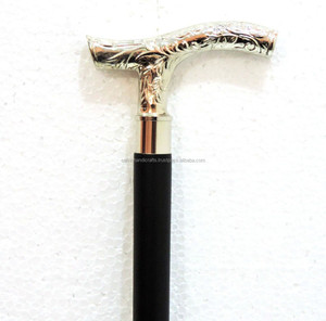 BASTIDOR DE MANGO DE DISEÑADOR DE LATÓN-REGALO Y DECORACIÓN DEL HOGAR PALO DE MADERA - Product Image 3