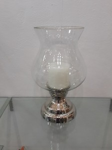 INDIAN SUPPLIER PREMIUM BRAND <b>HURRICANE</b> PILLAR HOLDERS WITH METAL BASE FOR HOME OFFICE PATIO GARDEN USE - Product Image 2