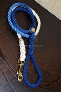 Indigo Ombre Rope <b>Dog</b> <b>Leash</b> Cotton Rope <b>Dog</b> LeashHandmade - Product Image 2