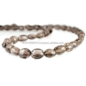 Brown Smoky Quartz Stone <b>Beads</b> Natural Bulk <b>Crystals</b> <b>for</b> Healing Plain <b>Beads</b> <b>for</b> <b>Jewelry</b> <b>Making</b> Necklaces - Product Image 3