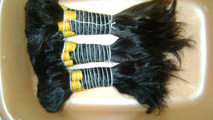 Pelo humano indio 100% natural, tejido de cabello humano sin procesar, el pelo más vendido, 12A, lista de precios al por mayor - Product Image 6