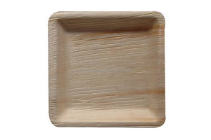 Bamboo plate like 16 X 16 cm Deep square plate - Product Image 1