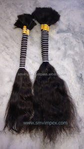 Unprocessed Indian Remy Bulk Quality Virgin Human Hair One Donor Natural Hair From Smv Hair - Product Image 5