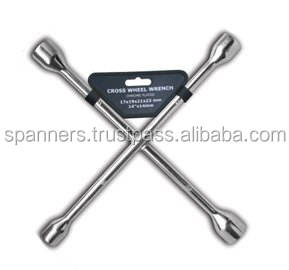 Chrome Carbon Steel Powder Coated <b>Lug</b> <b>Wrenches</b> High Quality Tool for Tightening Fasteners - Product Image 2