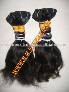 100% extensiones de cabello humano virgen Remy indio sin procesar. sin compromiso de la calidad del cabello de la India - Product Image 3