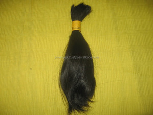 Pas de cheveux de compromis.100 % cheveux bruts du temple Remy non transformés du sud de l'Inde vente chaude. Pas de qualité de compromis et cheveux en vrac sans poux - Product Image 4