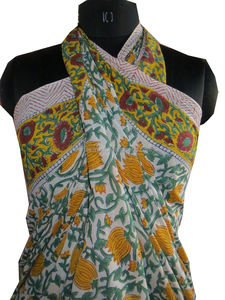 Sarong de algodón estampado, ropa de playa, Pareo Sexy, vestido de Bikini envolvente - Product Image 2