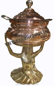 Equipo de Buffet de Lujo con Recipientes de Cobre Decorativos para Hoteles, Bodas, Restaurantes y Eventos - Product Image 4