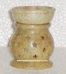 Natural Soapstone Unique Aroma Oil Warmer - Product Image 1