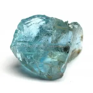 Wholesale blue stone Aquamarine Quality Fine Price of Uncut loose rough aquamarine stone raw materia