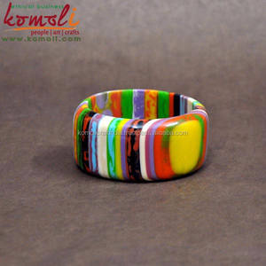 มือ Crafted อะคริลิกำไลเรซิ่นแฟชั่นเครื่องประดับสร้อยข้อมือ - Product Image 4