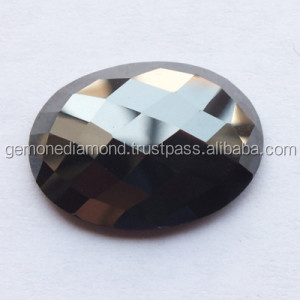 Oval kesim doğal gül kesim gevşek cilalı siyah elmas <span class=keywords><strong>1</strong></span> karat siyah elmas fiyat gül kesim gevşek elmas - Product Image 3