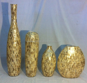 Vevor — vase à incrustation de perles en or, de haute qualité, du Vietnam, meilleure vente - Product Image 1