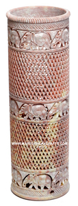 Tour d'encens en pierre ollaire au design unique, sculptée à la main, couleur naturelle, meilleur design pour offrir en cadeau et pour la décoration de la maison et des hôtels. - Product Image 2