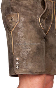 Bigen cuir de chèvre courge, hosen allemand, cuir victorien, vêtement allemand, hommes - Product Image 2