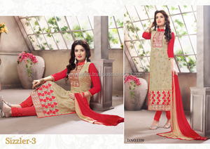 Dernière collection de Kurtis de créateur Kanya Libas avec Salwar Patiala imprimé et Dupatta en chiffon, provenant d'un exportateur en gros de Delhi. - Product Image 5
