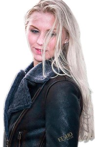 Veste bomber en peau de mouton pour femmes très demandée, en peau de mouton véritable, teinte unie, imperméable, écologique, élégante, chaude, vêtement d'extérieur - Product Image 4