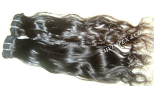 Extensión de cabello indio sin procesar Remy Natural 100% 12A cabello suelto de calidad de onda profunda de la India - Product Image 4