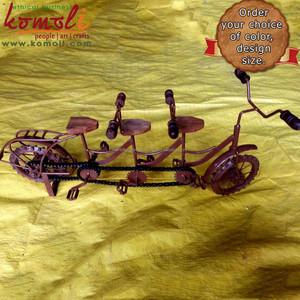 Vintage Black Metal Miniature Bicycle Realistic Wrought <b>Iron</b> Model Bike for Home Decor, Desk, Shelf, or Collectors - Product Image 3