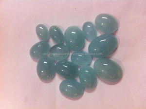 พลอยอะความารีนธรรมชาติทรงรีสีฟ้า คริสตัลและแก้ว แร่พลอย ได้รับการรับรองจาก IGI สำหรับทำเครื่องประดับ พลอยเม็ดเดี่ยว - Product Image 5